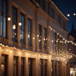 Особенности фасадного освещения гирляндами